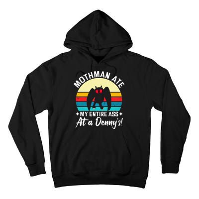 Mothman Ate My Entire Ass Mothman Cryptid Tall Hoodie