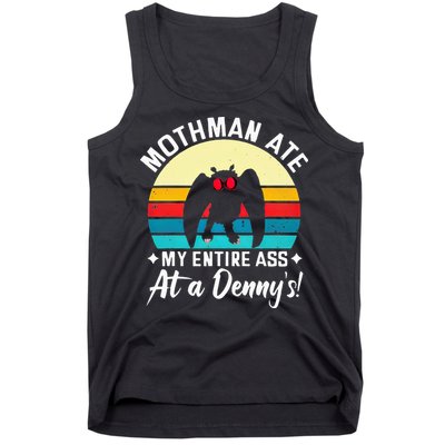Mothman Ate My Entire Ass Mothman Cryptid Tank Top