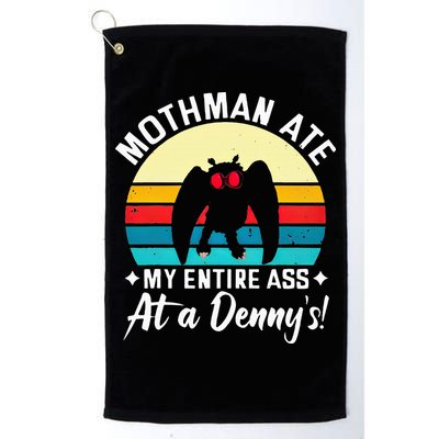 Mothman Ate My Entire Ass Mothman Cryptid Golf Towel