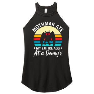 Mothman Ate My Entire Ass Mothman Cryptid Women's Perfect Tri Rocker Tank