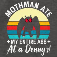 Mothman Ate My Entire Ass Mothman Cryptid Vector Backpack