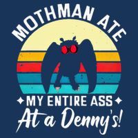Mothman Ate My Entire Ass Mothman Cryptid Infant Baby Jersey Bodysuit