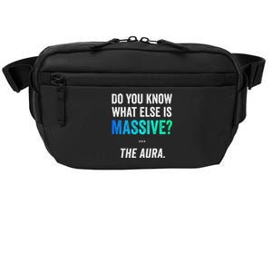 Massive Aura Meme Funny Gen Z Slang Gaming Meme Aura Crossbody Pack