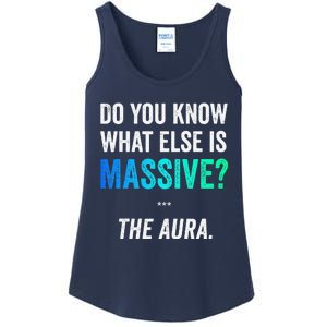 Massive Aura Meme Funny Gen Z Slang Gaming Meme Aura Ladies Essential Tank