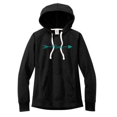 Mom Arrow Women's Fleece Hoodie