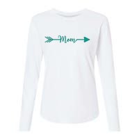 Mom Arrow Womens Cotton Relaxed Long Sleeve T-Shirt