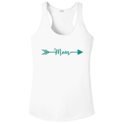 Mom Arrow Ladies PosiCharge Competitor Racerback Tank