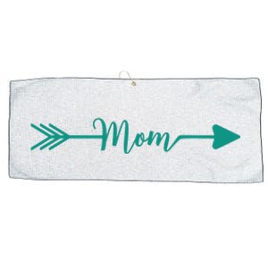 Mom Arrow Large Microfiber Waffle Golf Towel