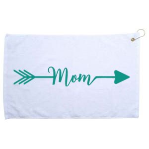 Mom Arrow Grommeted Golf Towel