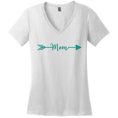 Mom Arrow Women's V-Neck T-Shirt