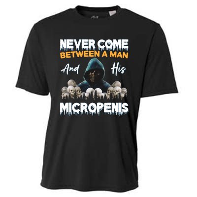 Man And Micropenis Funny Cringe Weird Stupid Meme Hilarious Cooling Performance Crew T-Shirt