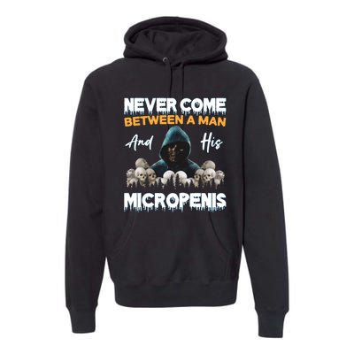 Man And Micropenis Funny Cringe Weird Stupid Meme Hilarious Premium Hoodie