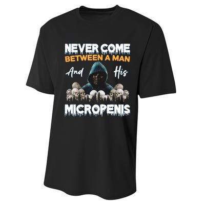 Man And Micropenis Funny Cringe Weird Stupid Meme Hilarious Performance Sprint T-Shirt