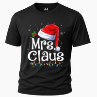 Mr and Mrs Claus Couples Matching xmas Pajamas Santa  Cooling Performance Crew T-Shirt