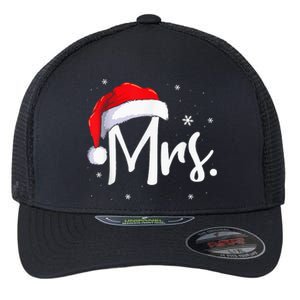 Mr And Mrs Claus Couples Matching Christmas Pajamas Santa Flexfit Unipanel Trucker Cap