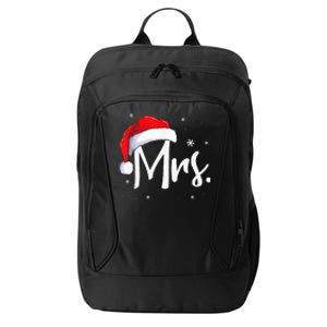 Mr And Mrs Claus Couples Matching Christmas Pajamas Santa City Backpack