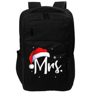 Mr And Mrs Claus Couples Matching Christmas Pajamas Santa Impact Tech Backpack