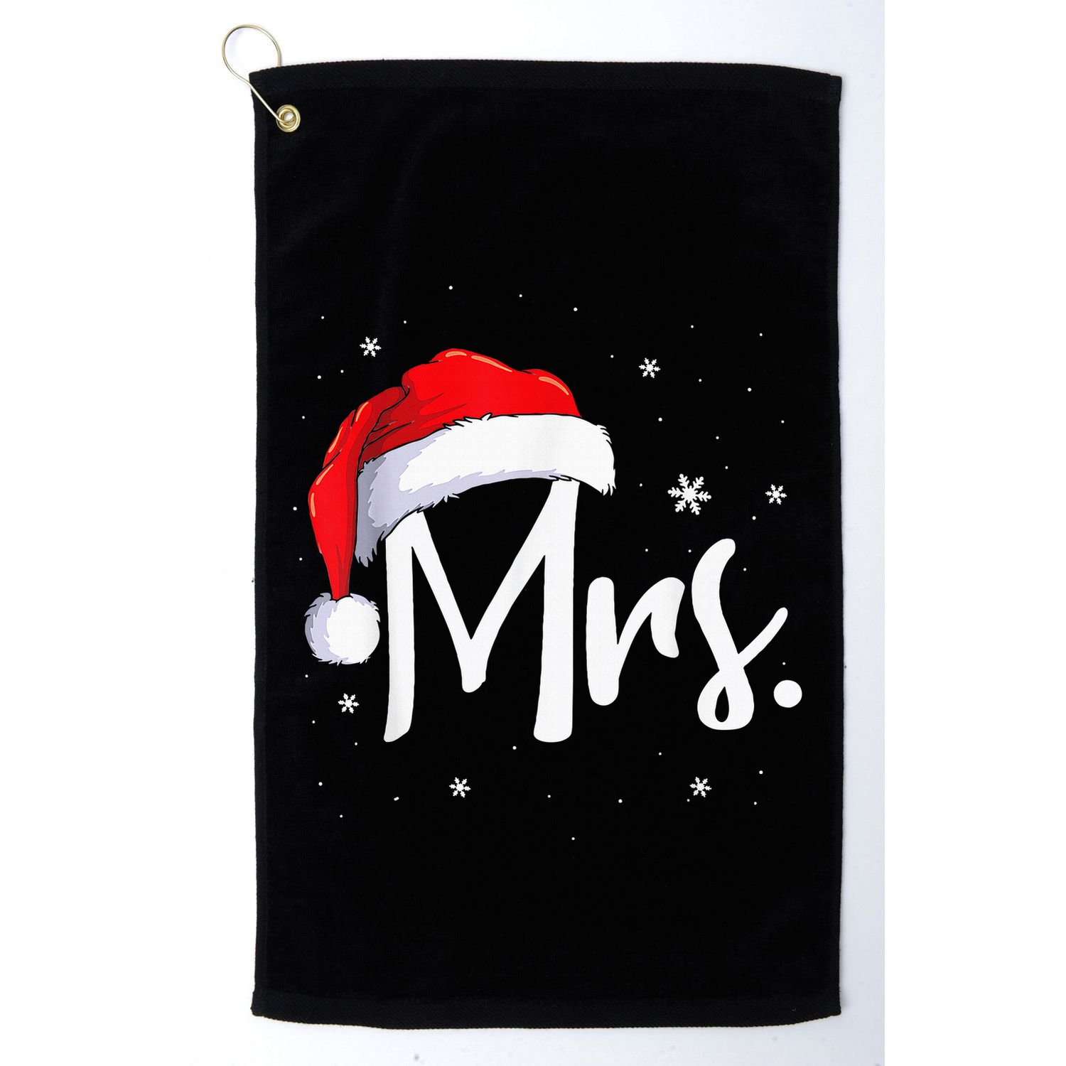 Mr And Mrs Claus Couples Matching Christmas Pajamas Santa Golf Towel