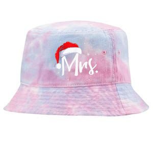 Mr And Mrs Claus Couples Matching Christmas Pajamas Santa Tie-Dyed Bucket Hat