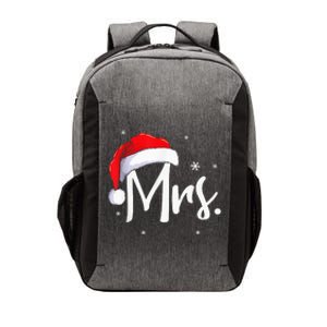 Mr And Mrs Claus Couples Matching Christmas Pajamas Santa Vector Backpack