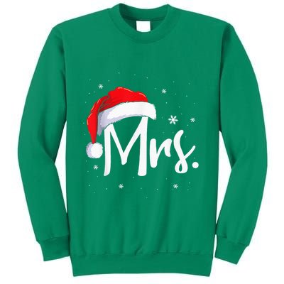 Mr And Mrs Claus Couples Matching Christmas Pajamas Santa Sweatshirt