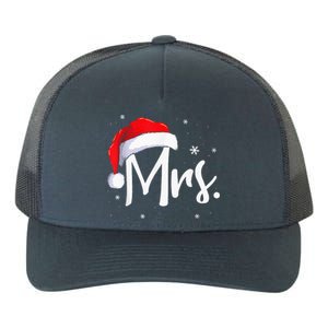 Mr And Mrs Claus Couples Matching Christmas Pajamas Santa Yupoong Adult 5-Panel Trucker Hat