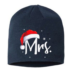 Mr And Mrs Claus Couples Matching Christmas Pajamas Santa Sustainable Beanie