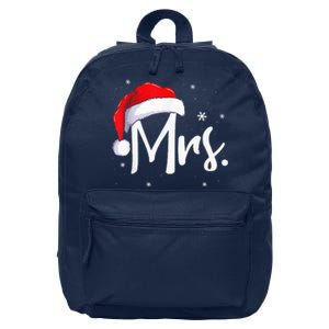 Mr And Mrs Claus Couples Matching Christmas Pajamas Santa 16 in Basic Backpack