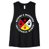 Missing And Murdered Indigenous Women Women's Racerback Cropped Tank