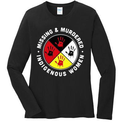 Missing And Murdered Indigenous Women Ladies Long Sleeve Shirt