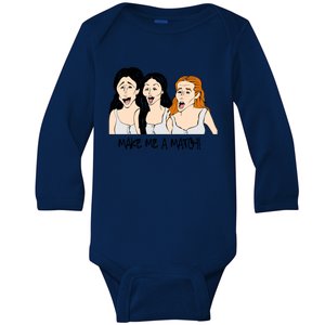 Make A Match Matchmaker Matchmaker Baby Long Sleeve Bodysuit