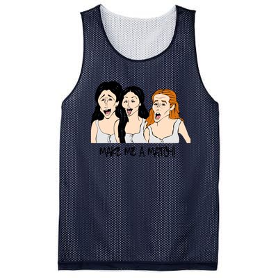 Make A Match Matchmaker Matchmaker Mesh Reversible Basketball Jersey Tank