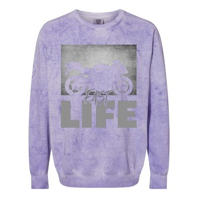 Motorcycle Apparel Motorcycle Colorblast Crewneck Sweatshirt