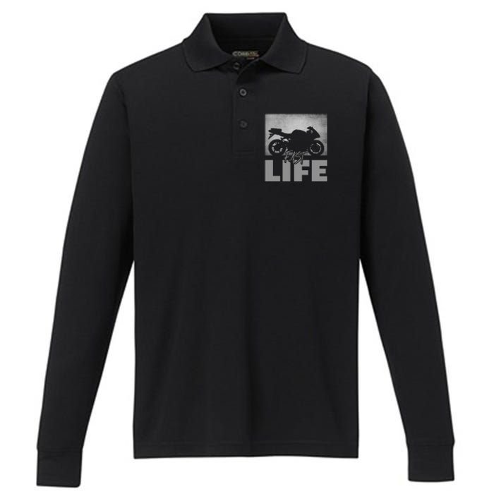 Motorcycle Apparel Motorcycle Performance Long Sleeve Polo