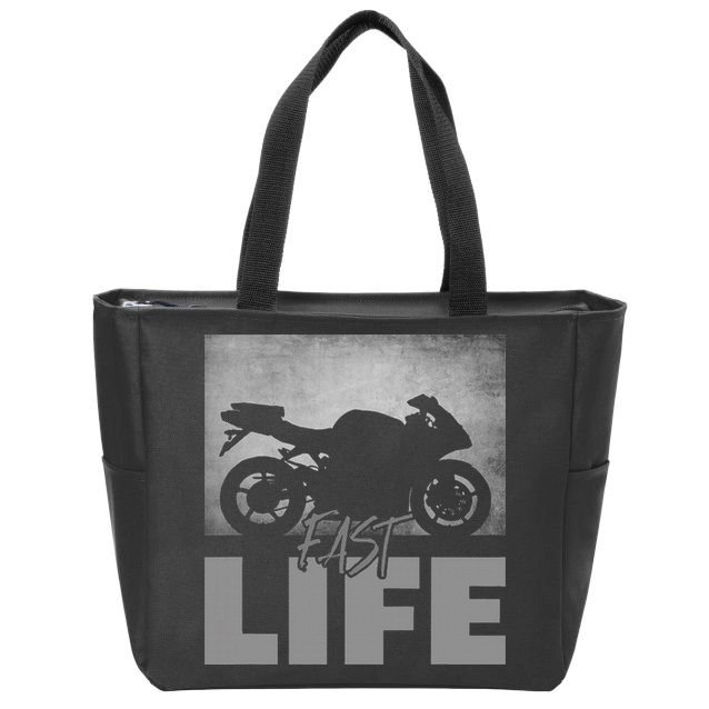 Motorcycle Apparel Motorcycle Zip Tote Bag