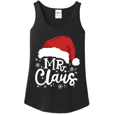 Mr And Mrs Santa Claus Funny Couples Matching Christmas Long Sleeve Ladies Essential Tank