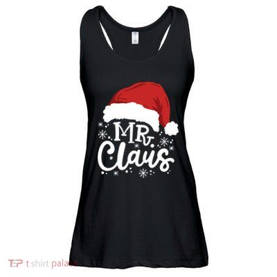 Mr And Mrs Santa Claus Funny Couples Matching Christmas Long Sleeve Ladies Essential Flowy Tank