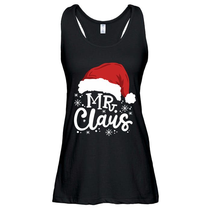 Mr And Mrs Santa Claus Funny Couples Matching Christmas Long Sleeve Ladies Essential Flowy Tank