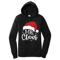 Mr And Mrs Santa Claus Funny Couples Matching Christmas Long Sleeve Women's Pullover Hoodie