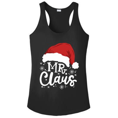 Mr And Mrs Santa Claus Funny Couples Matching Christmas Long Sleeve Ladies PosiCharge Competitor Racerback Tank