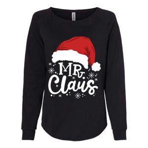 Mr And Mrs Santa Claus Funny Couples Matching Christmas Long Sleeve Womens California Wash Sweatshirt