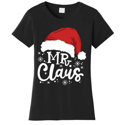 Mr And Mrs Santa Claus Funny Couples Matching Christmas Long Sleeve Women's T-Shirt