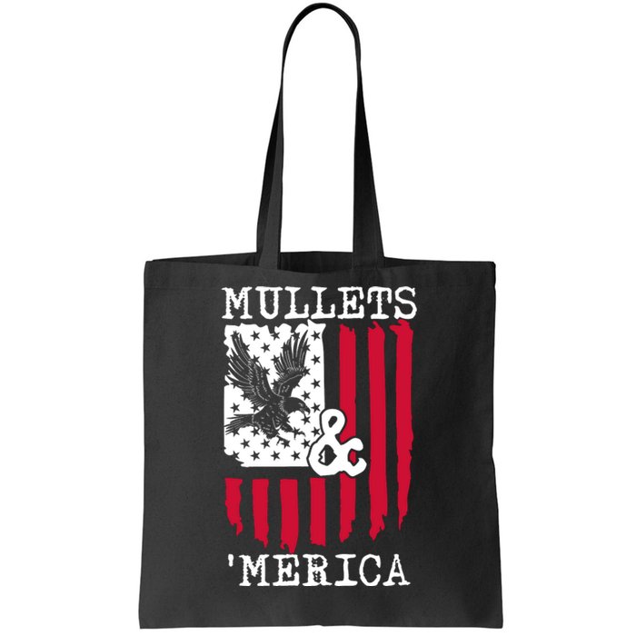 Mullets And Merica Mullet Eagle Flag | Party In The Back Tote Bag