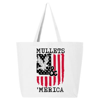 Mullets And Merica Mullet Eagle Flag | Party In The Back 25L Jumbo Tote