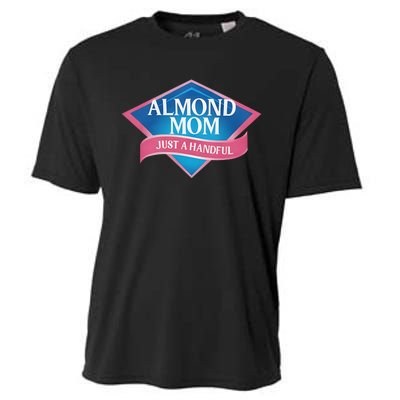 Middleclassfancy Almond Mom Just A Handful Cooling Performance Crew T-Shirt