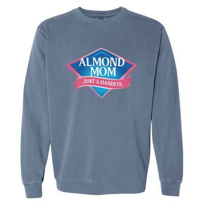 Middleclassfancy Almond Mom Just A Handful Garment-Dyed Sweatshirt