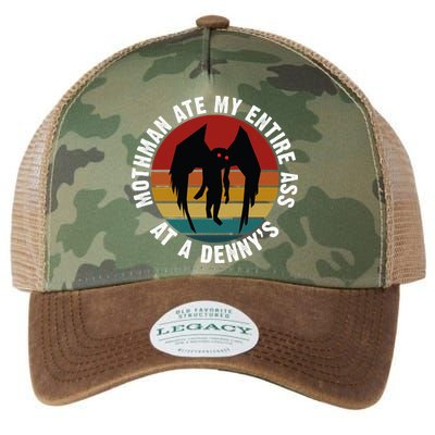 Mothman Ate My Entire Ass At A Denny's Legacy Tie Dye Trucker Hat