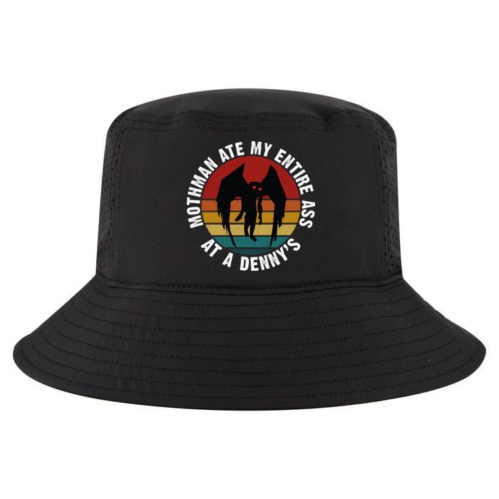 Mothman Ate My Entire Ass At A Denny's Cool Comfort Performance Bucket Hat