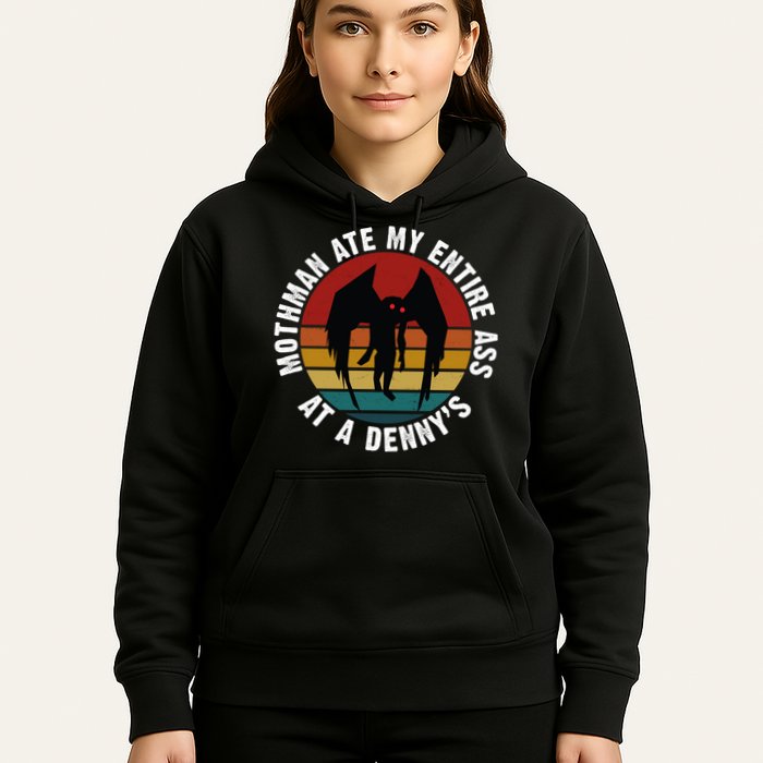Mothman Ate My Entire Ass At A Denny's Hoodie