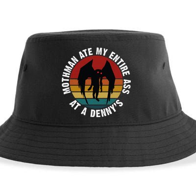 Mothman Ate My Entire Ass At A Denny's Sustainable Bucket Hat